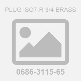 Plug Iso7-R 3/4 Brass